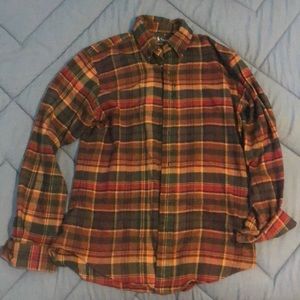 Ralph Lauren causal button down flannel size small